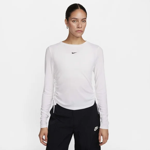 Nike Women's White Long Sleeve Top - Picture 5 of 6